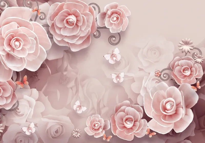 Khám phá background hoa giả 3D đầy sáng tạo và ấn tượng