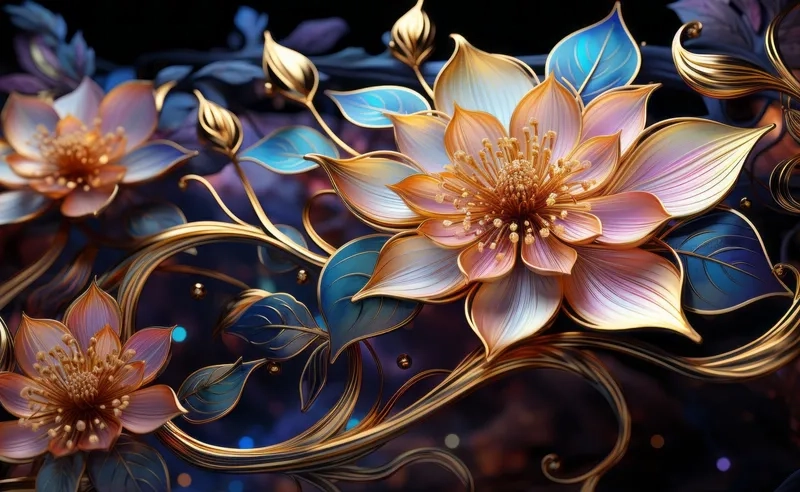 Chiêm ngưỡng background hoa 3D động mang cảm giác chân thật