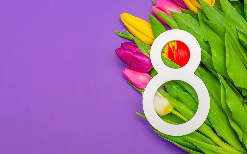 Background hoa 8/3 social media nổi bật giúp tăng tương tác hiệu quả