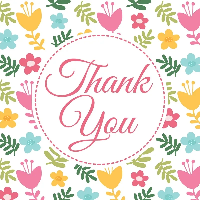 Ghi dấu khoảnh khắc với background hoa cảm ơn kỷ niệm