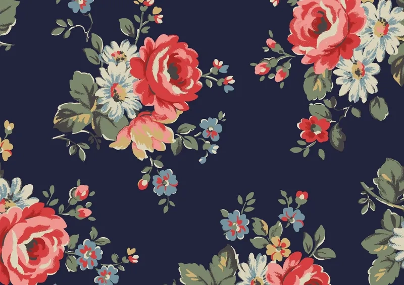 Sắc màu nhẹ nhàng và sang trọng trong background hoa cổ điển tông pastel