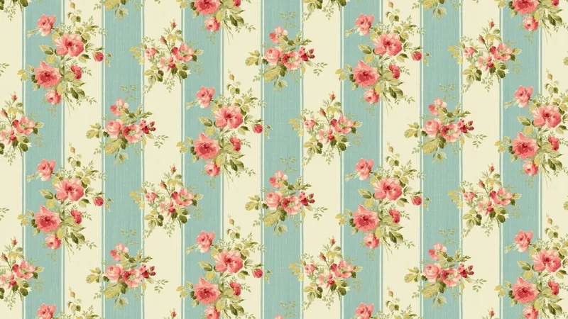 Tái hiện nét đẹp xưa qua background hoa cổ điển giấy dán tường
