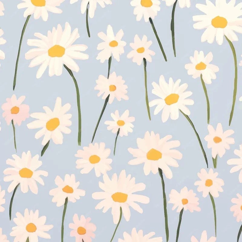 Làm mới không gian làm việc cùng background hoa cúc máy tính