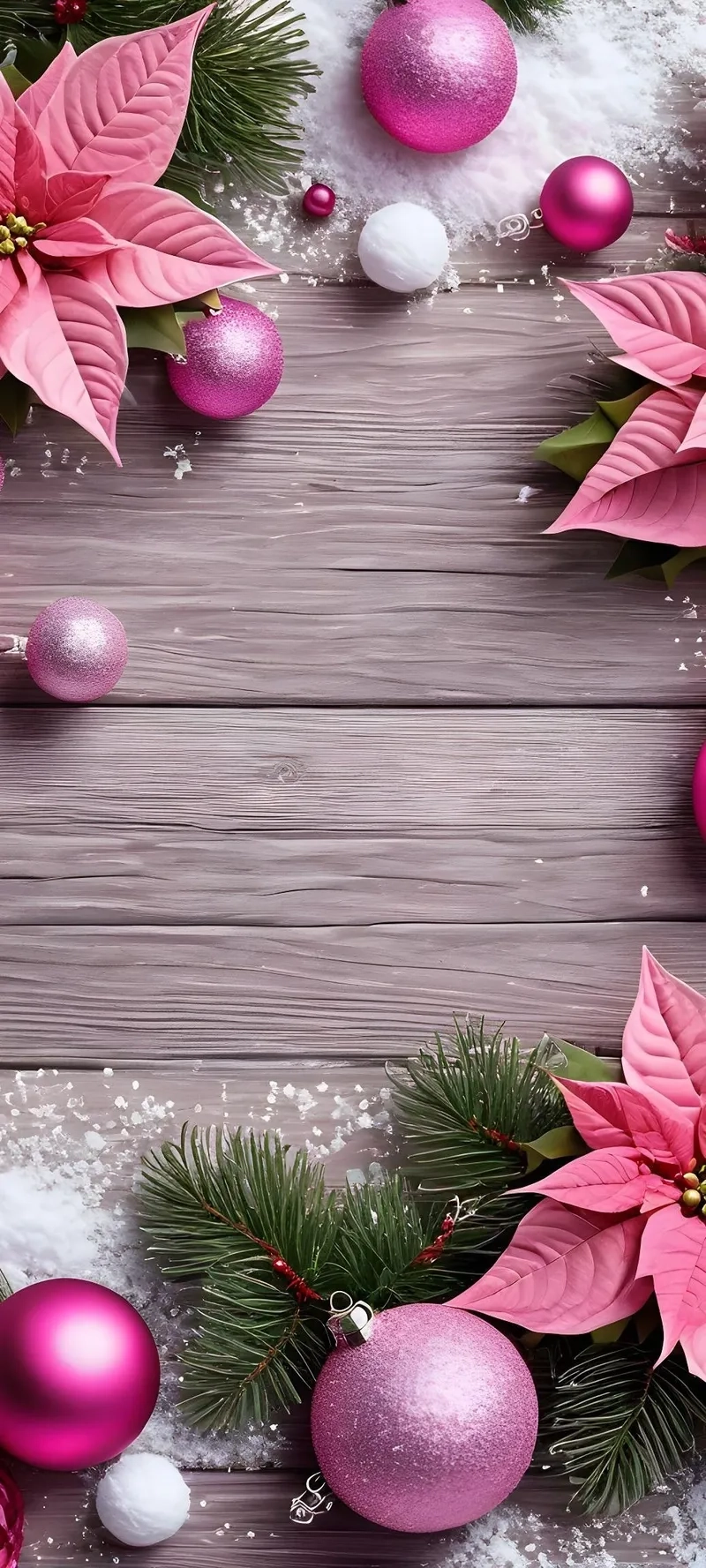 Background hoa Giáng sinh nền sáng rực rỡ ấm áp