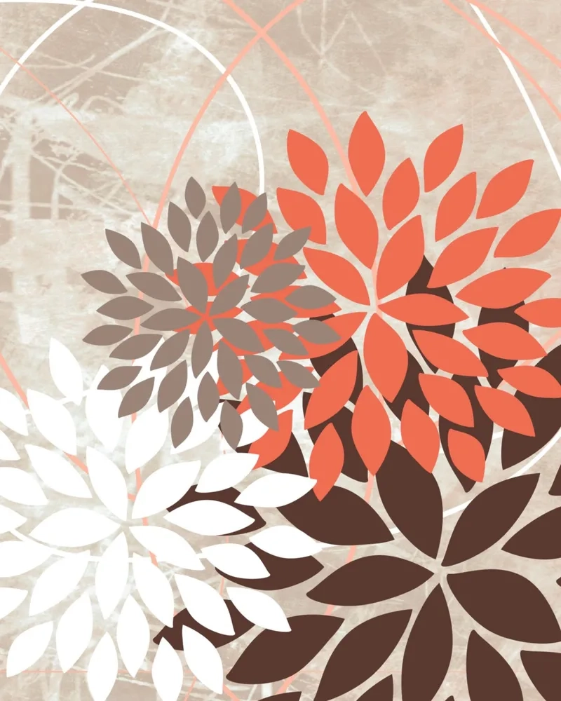 Làm mới máy tính với background hoa hiện đại dạng hình nền máy tính