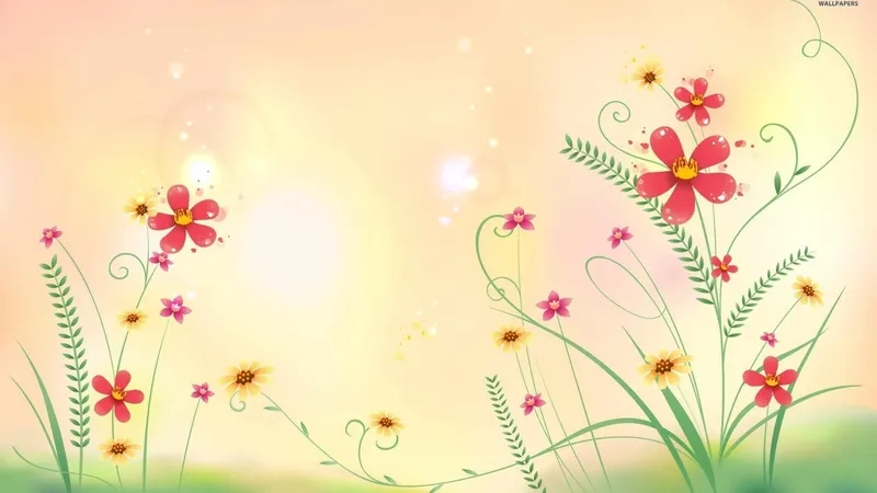 Chuyển động sinh động với background hoa hoạt hình gif hấp dẫn