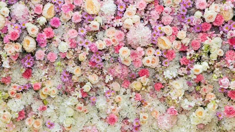 Thanh lịch và tinh tế cùng background hoa lá đơn giản