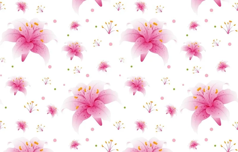 Không gian lãng mạn hoàn hảo với background hoa ly chủ đề cưới