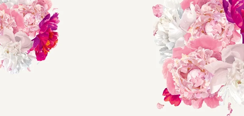 Trang trí blog với background hoa mẫu đơn đẹp mắt