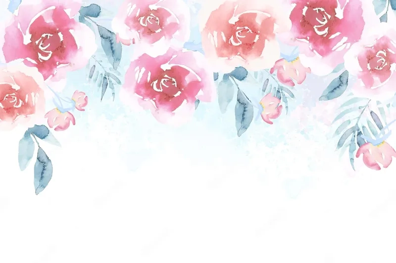 Hình ảnh sắc nét tuyệt đẹp với background hoa pastel 4K