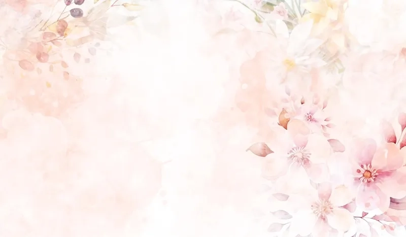 Phong cách tự do phóng khoáng cùng background hoa pastel boho