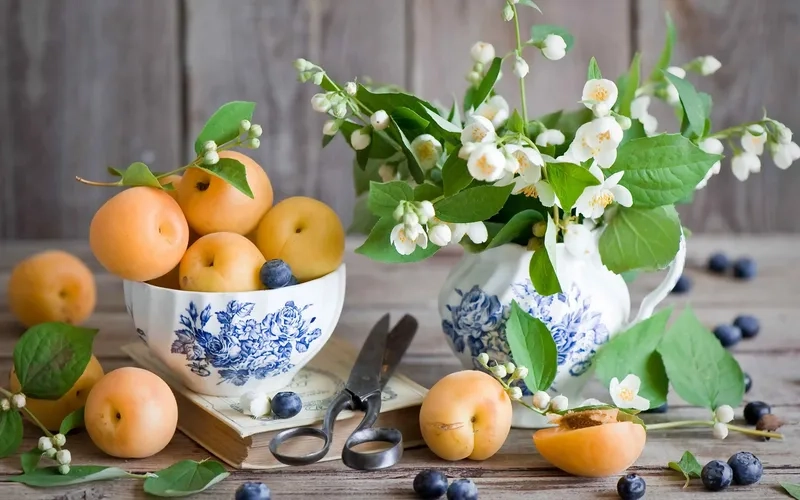 Background họa tiết hoa quả sáng tạo, lặp lại hài hòa