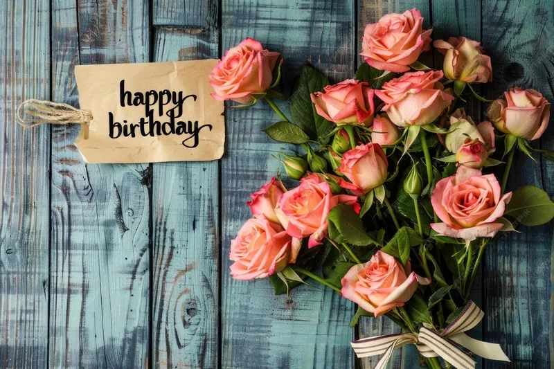 Background hoa sinh nhật người lớn sang trọng và tinh tế