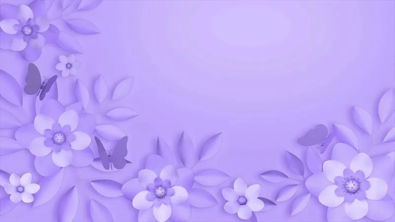 Background hoa tím cho máy tính sang trọng, sắc nét