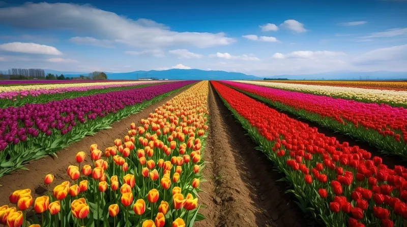 Chiêm ngưỡng background hoa tulip 4K sắc nét từng cánh hoa