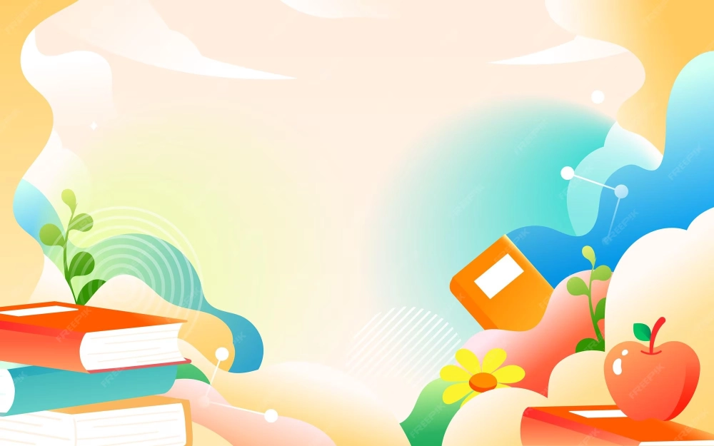 Background học tập ấn tượng khơi dậy sáng tạo mới