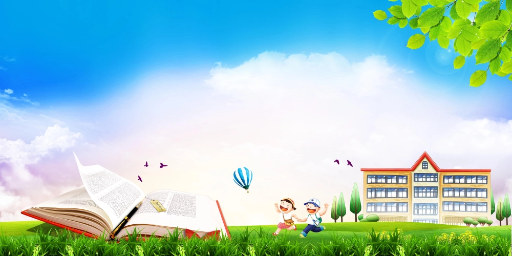 Background học tập nghệ thuật đầy cảm xúc thị giác