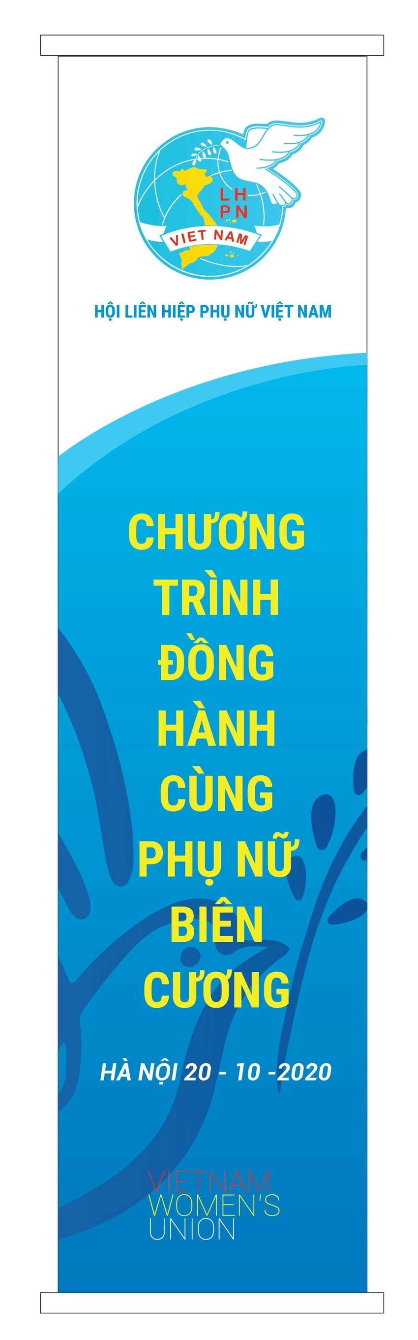 Background hội phụ nữ đơn giản nhưng tinh tế thanh lịch