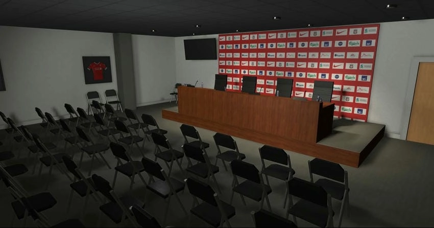 Background họp báo ấn tượng nổi bật giữa ánh nhìn