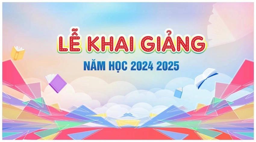 Background khai giảng chất lượng cao sắc nét từng chi tiết