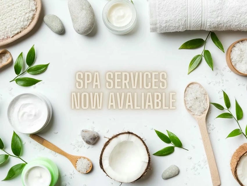 Background khai trương spa cho chụp ảnh đẹp tự nhiên