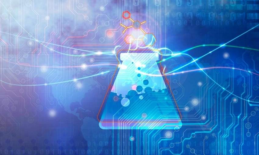 Mẫu background khoa học dẫn dắt cảm hứng nghiên cứu