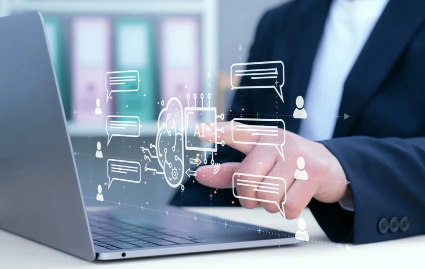 Background khoa học tối giản giữ trọn vẻ tinh khiết tri thức