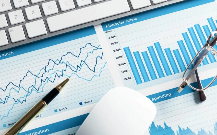 Background kinh tế ý tưởng độc đáo và thú vị