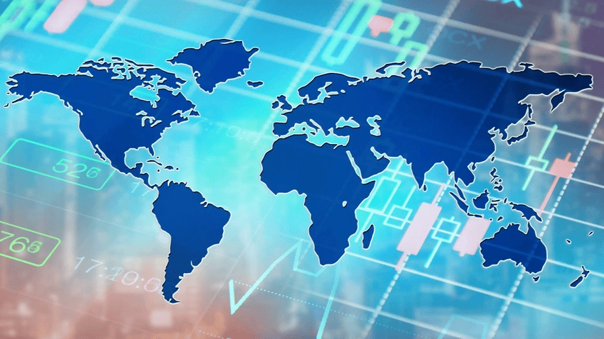 Background kinh tế trừu tượng nổi bật và ấn tượng