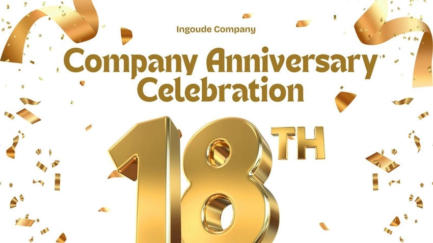 Background kỷ niệm thành lập công ty ý tưởng mới lạ