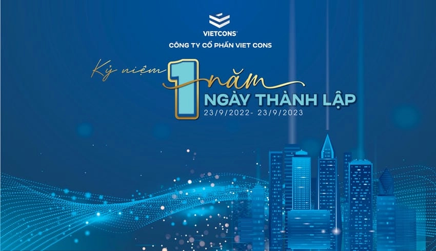 Background kỷ niệm thành lập công ty đơn giản nhưng tinh tế