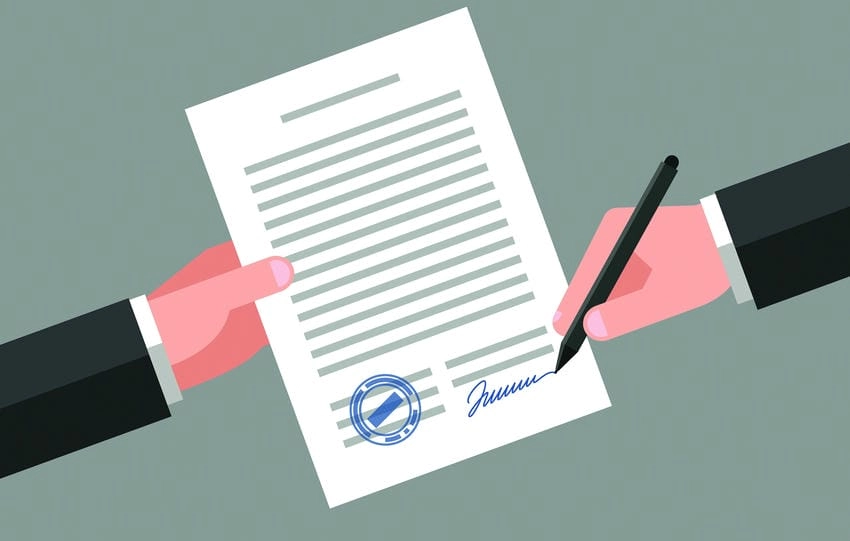 Background lễ ký kết thiết kế tinh tế và cuốn hút