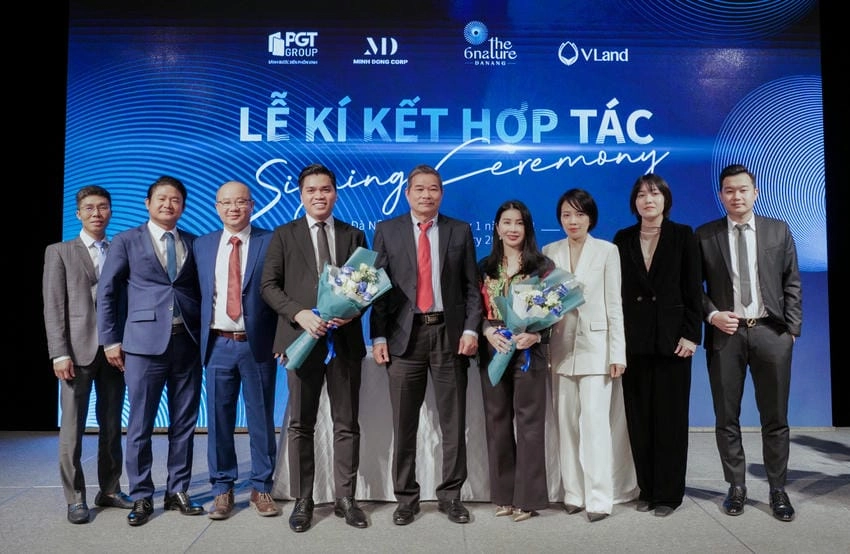 Background lễ ký kết doanh nghiệp đậm bản sắc