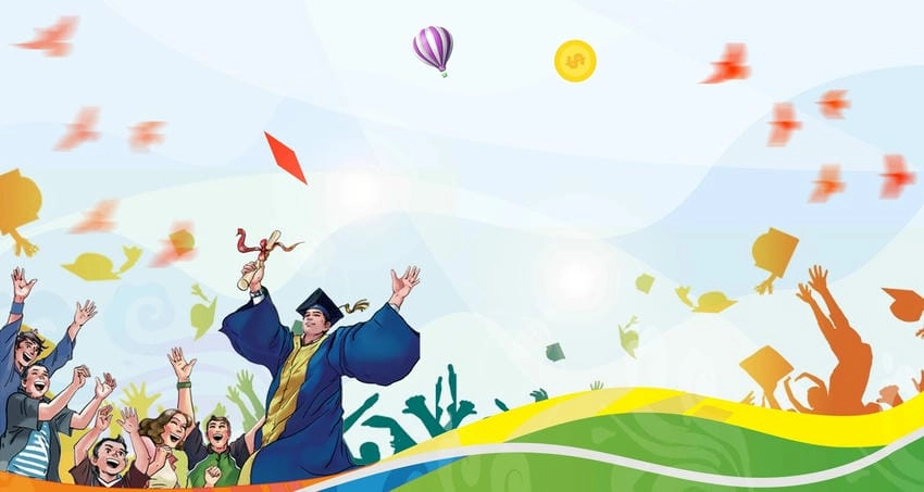 Background lễ tốt nghiệp đa năng phù hợp nhiều mục đích