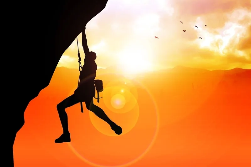 Tối giản mà cuốn hút với background leo núi minimalist thanh lịch