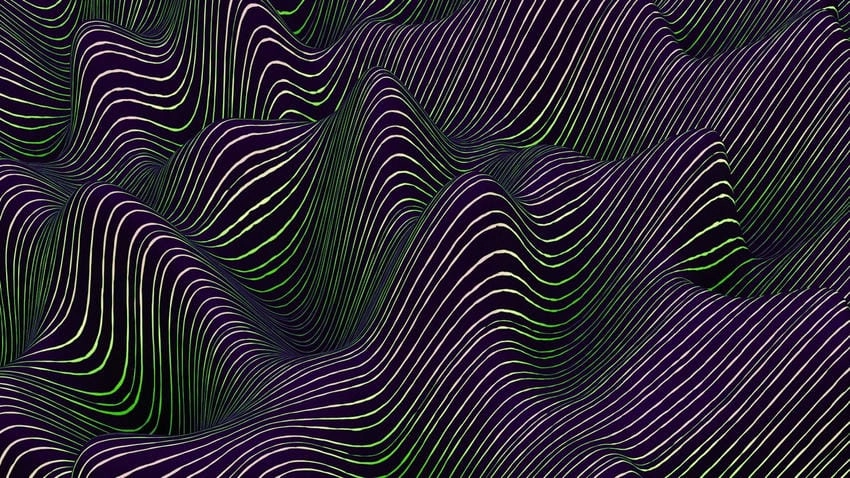 Background lượn sóng trừu tượng đầy màu sắc nghệ thuật