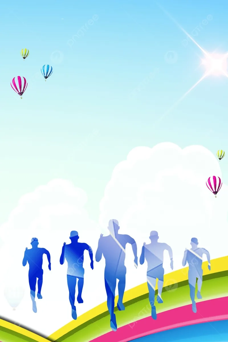 Năng động hơn với background marathon thể thao