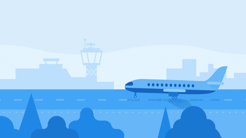 Background máy bay đẹp nổi bật giữa bầu trời xanh