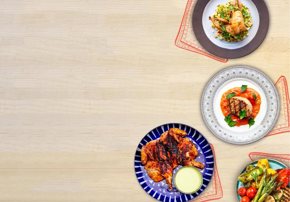 Background món ăn chất lượng cao sắc nét từng chi tiết