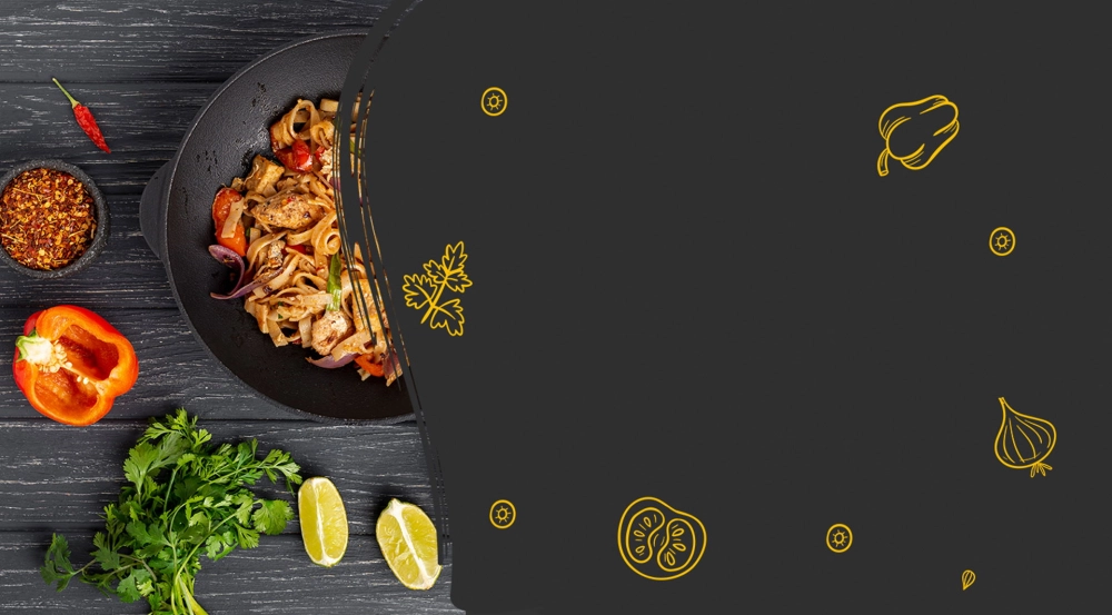 Background món ăn chụp ảnh giúp món ăn thêm bắt mắt