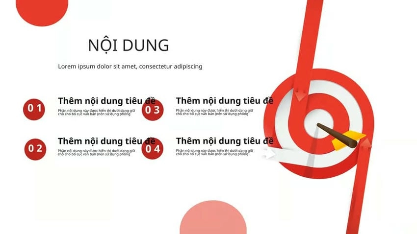 Background mục lục độc đáo thể hiện phong cách riêng