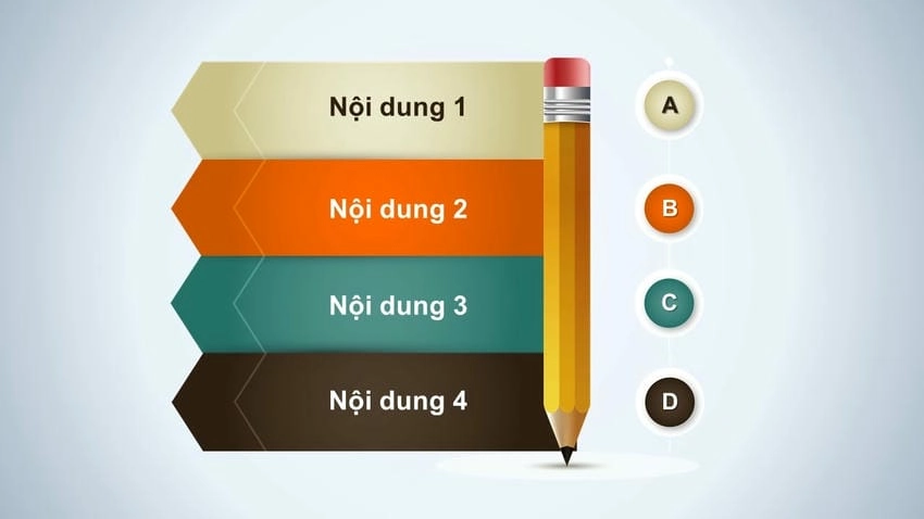 Background mục lục phong cách nổi bật cá tính