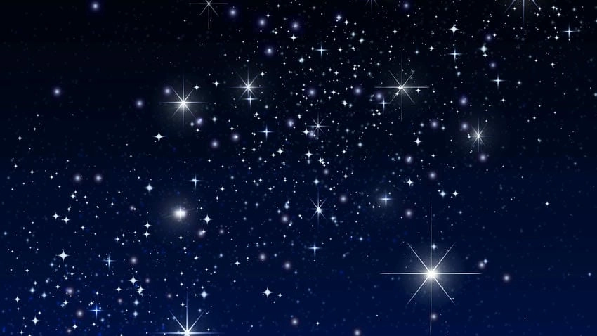 Background ngôi sao trừu tượng đầy cảm hứng thị giác
