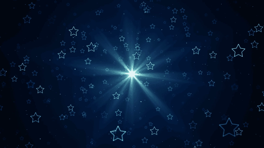 Background ngôi sao lấp lánh giữa bầu trời đêm