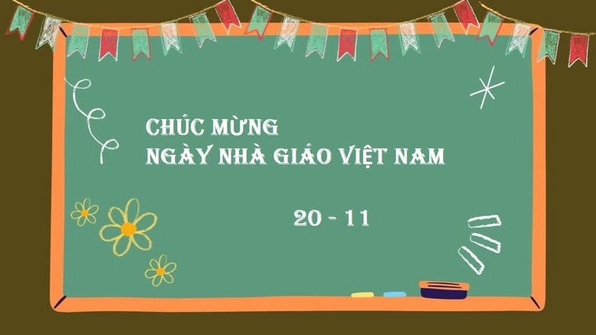 Background nhà giáo hiện đại hòa nhịp xu hướng mới