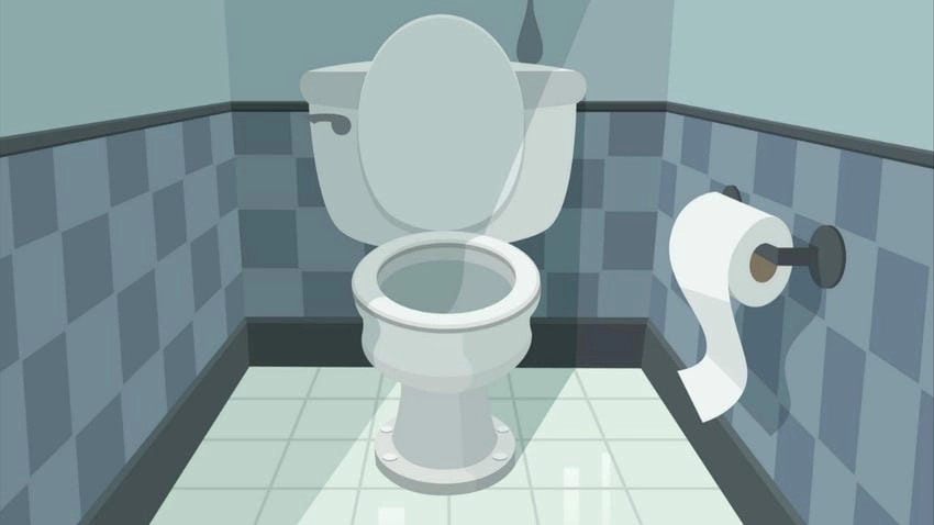 Background nhà vệ sinh đơn giản nhưng tinh tế