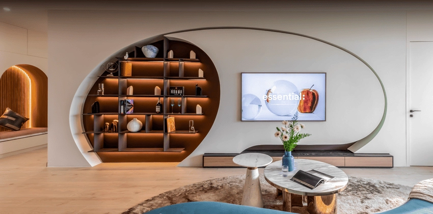 Background nội thất sang trọng nâng tầm hình ảnh