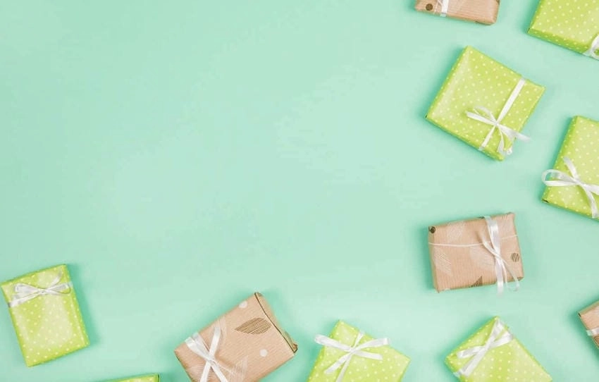 Background quà tặng cho quảng cáo nổi bật hình ảnh sản phẩm