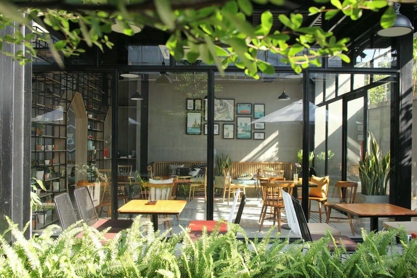 Background quán cafe 4k rõ từng chi tiết nhỏ