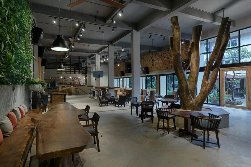 Background quán cafe sáng tạo mang nét riêng biệt